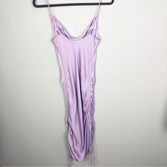 FREE PEOPLE | INTIMATELY Light Purple Cinch Side Slip Dress Midi Women’s Size XS - Picture 6 of 8